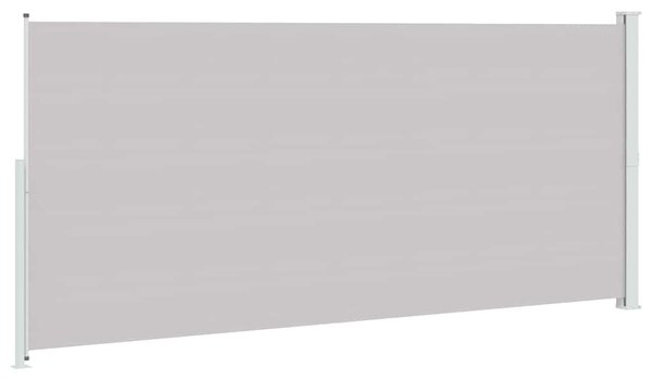 Zatahovací boční markýza 220 x 514 cm šedá 313431