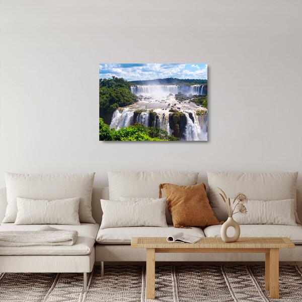 Skleněný obraz Iguassu vodopádů (70x50 cm)