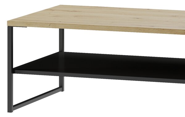 Szynaka Konferenční stolek Lucas II 41 120 cm dub Artisan/černý