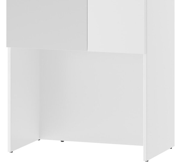 Szynaka Předsíňová skříň Lucca 08 60 cm se zrcadlem bílá