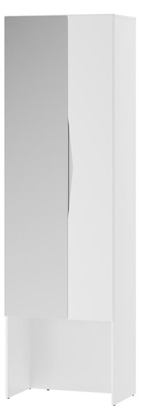 Szynaka Předsíňová skříň Lucca 08 60 cm se zrcadlem bílá