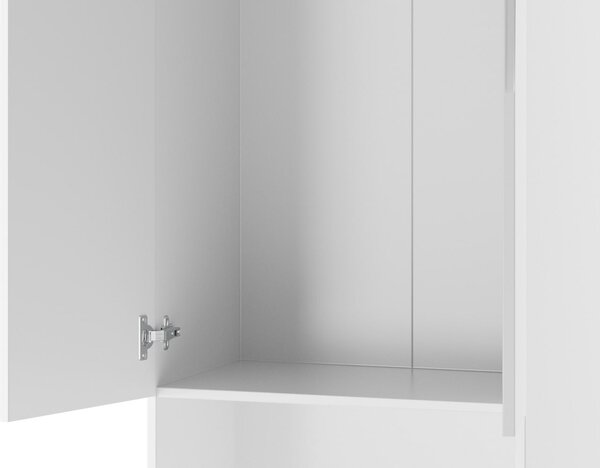 Szynaka Předsíňová skříň Lucca 08 60 cm se zrcadlem bílá