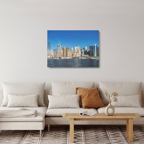 Skleněný obraz - Manhattan v New Yorku (70x50 cm)