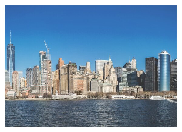 Skleněný obraz - Manhattan v New Yorku (70x50 cm)