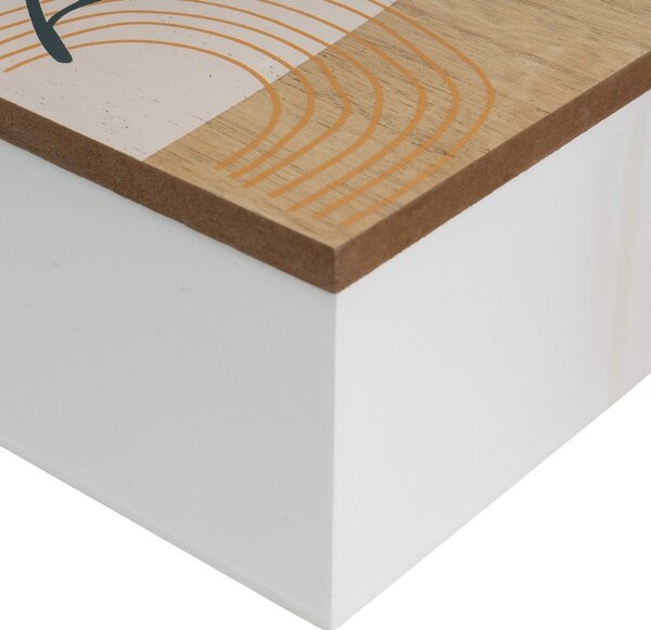 Dekorativní úložné boxy s víkem v sadě 2 ks ø 20x8,5 cm – Casa Selección