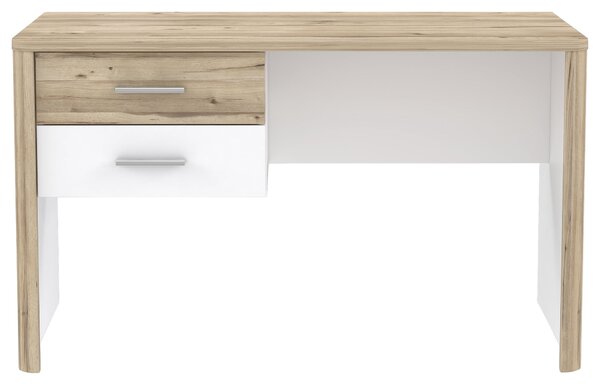 PSACÍ STŮL, bílá, barvy dubu, 125/60/73,8 cm Xora - Dětské pokoje sestavy