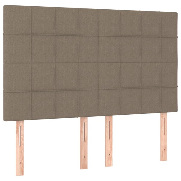 Box spring postel s matrací taupe 140x190 cm textil 3136593