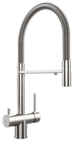 Teka Uni baterie pro vodní filtr stojící inox 116080001