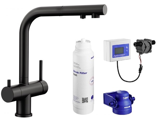 Sada baterie pro vodní filtr Blanco Fontas-S II 526672, filtr pod dřez Blanco Soft 527453