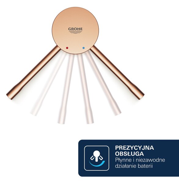 Grohe Essence vanová baterie pod omítku Brushed Warm Sunset 24058DL1