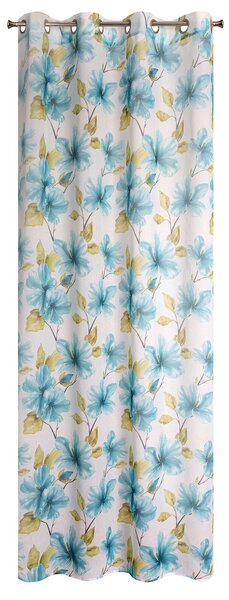 ZÁCLONA NA KROUŽCÍCH SOFIE 140X250 CM VÍCEBAREVNÁ