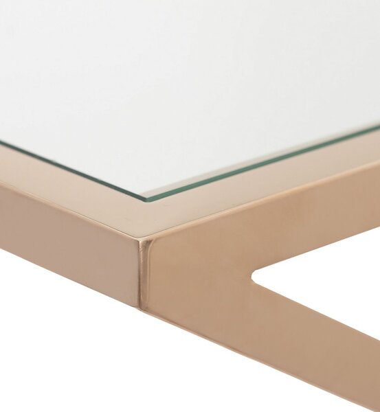 Konzola Vertigo rose gold 120x40x80cm