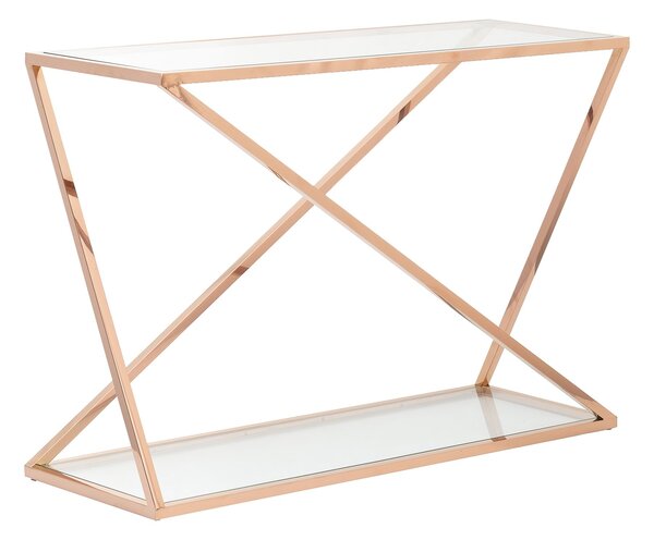 Konzola Vertigo rose gold 120x40x80cm