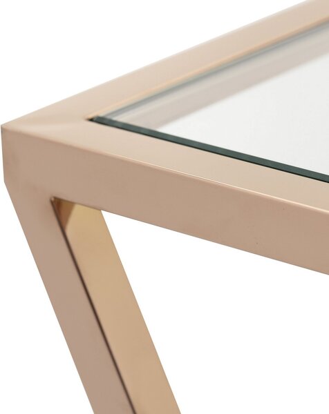 Konzola Vertigo rose gold 120x40x80cm