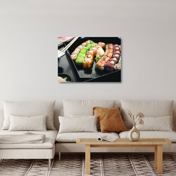 Skleněný obraz - Sushi (70x50 cm)