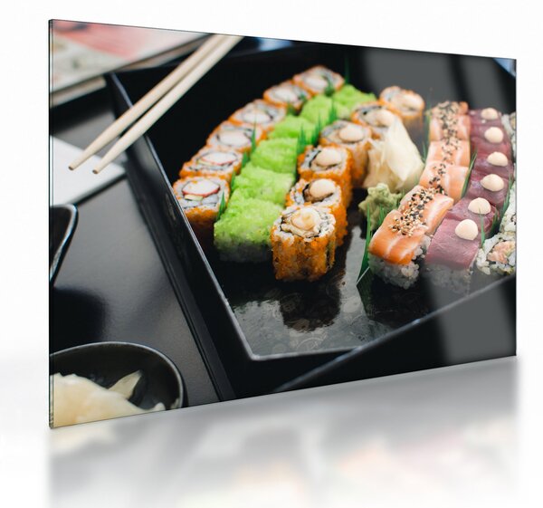 Skleněný obraz - Sushi (70x50 cm)