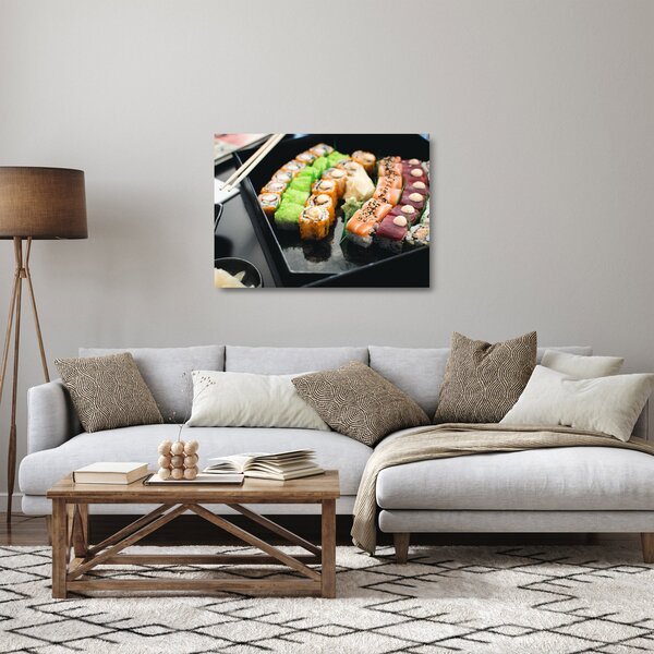 Skleněný obraz - Sushi (70x50 cm)