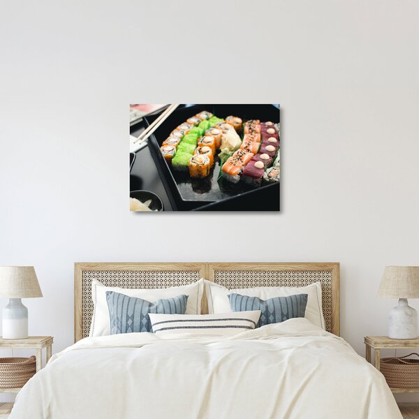 Skleněný obraz - Sushi (70x50 cm)