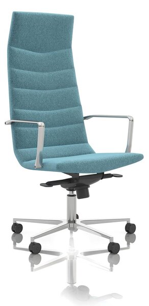 Manažerské křeslo 7600 SHINY EXECUTIVE (manažerské křeslo s vysokým opěrákem, čalounění ze studené pěny)