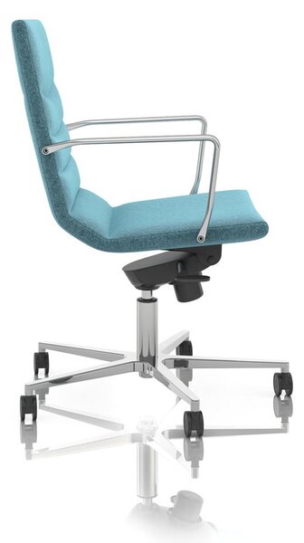 Manažerské křeslo 7650 SHINY EXECUTIVE (manažerské křeslo s nízkým opěrákem, čalounění ze studené pěny)