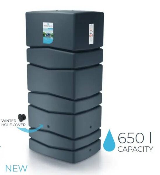 Prosperplast Sud na dešťovou vodu AQUA TOWER 650 L, antracit