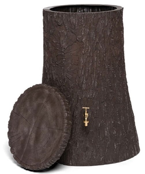 Prosperplast Sud na dešťovou vodu pařez LITTLE TREE umbra 250l