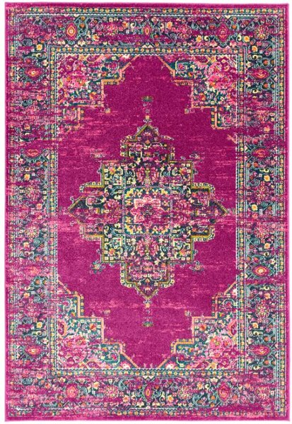 Růžový koberec Dickinson Medallion Fuchsia Rozměry: 120x170 cm