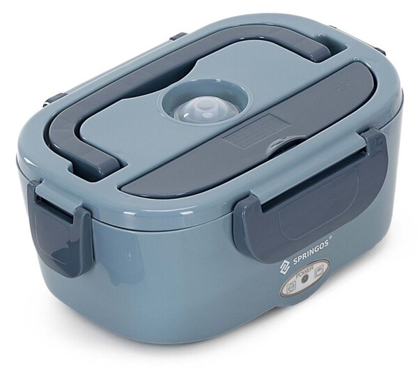 Ohřívací box na jídlo 1,5 l SPRINGOS KI0204 modrý