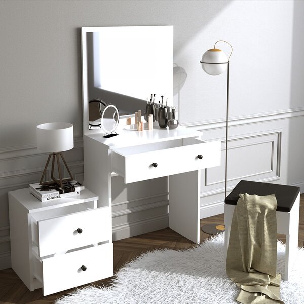 Hanah Home Toaletní stolek Nice bílý
