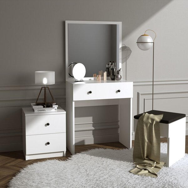 Hanah Home Toaletní stolek Nice bílý