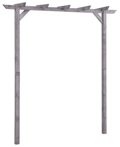Zahradní pergola šedá 200 x 40 x 205 cm impregnovaná borovice 313567