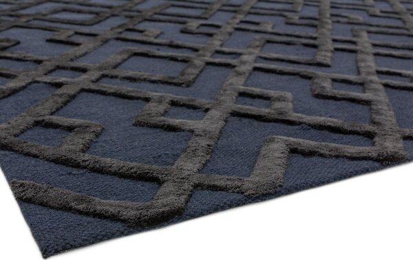 Černý koberec Doons Black Trellis Rozměry: 120x170 cm