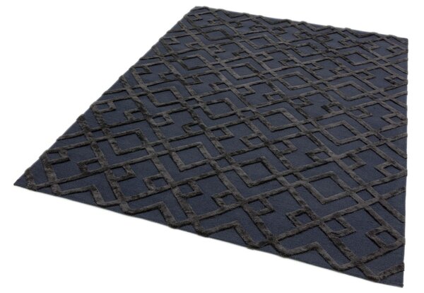 Černý koberec Doons Black Trellis Rozměry: 120x170 cm
