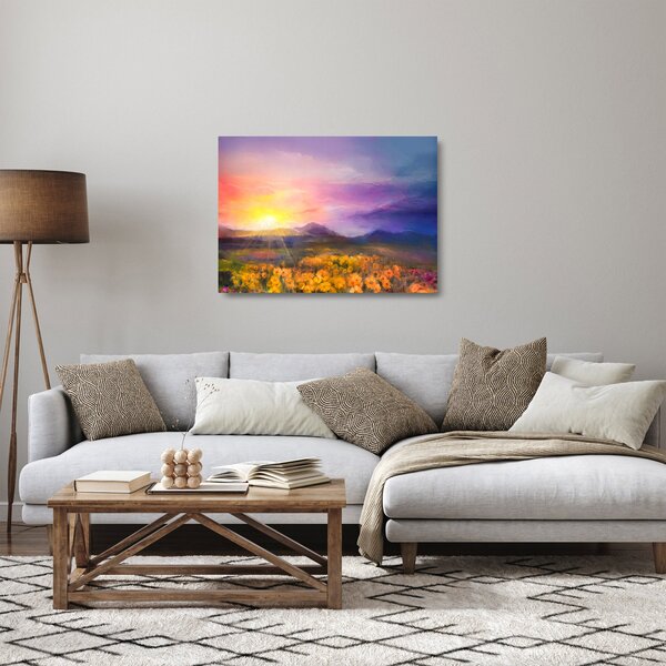 Skleněný obraz - Za svítání (70x50 cm)