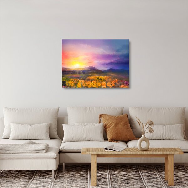 Skleněný obraz - Za svítání (70x50 cm)