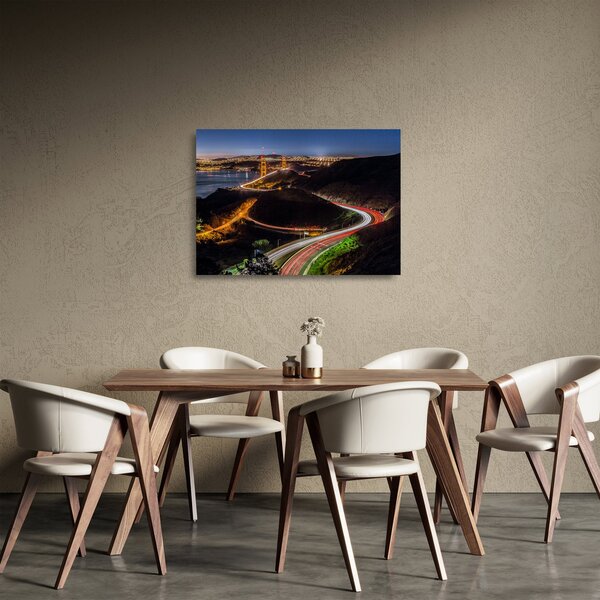 Skleněný obraz - Golden Gate Bridge (70x50 cm)