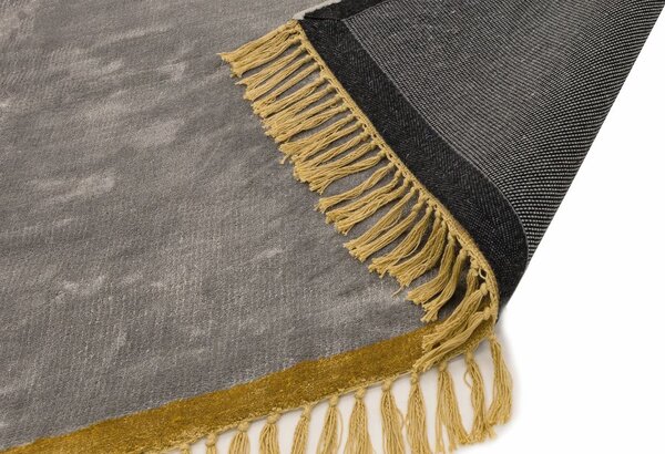 Šedý koberec Challenger Silver Mustard Rozměry: 160x230 cm