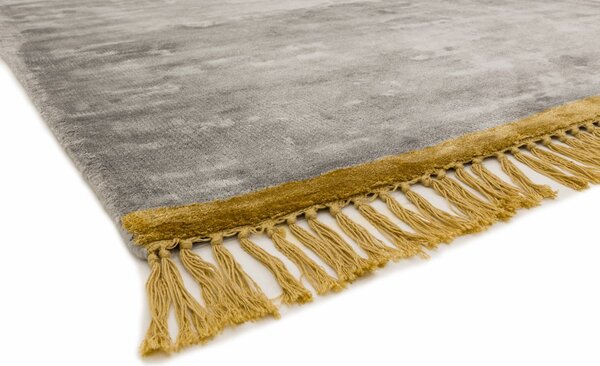 Šedý koberec Challenger Silver Mustard Rozměry: 160x230 cm