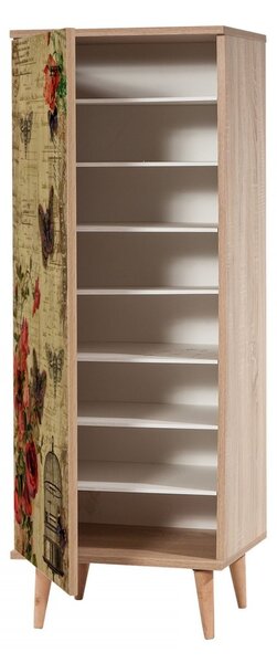 Hanah Home Botník Filinta Butterflies 50x135 cm dub sonoma