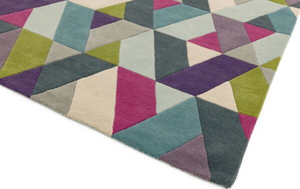 Barevný koberec Mode Chevron Blue Green Rozměry: 120x170 cm