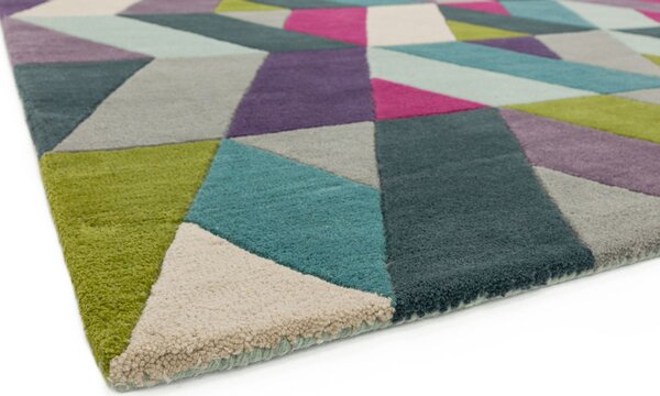 Barevný koberec Mode Chevron Blue Green Rozměry: 120x170 cm