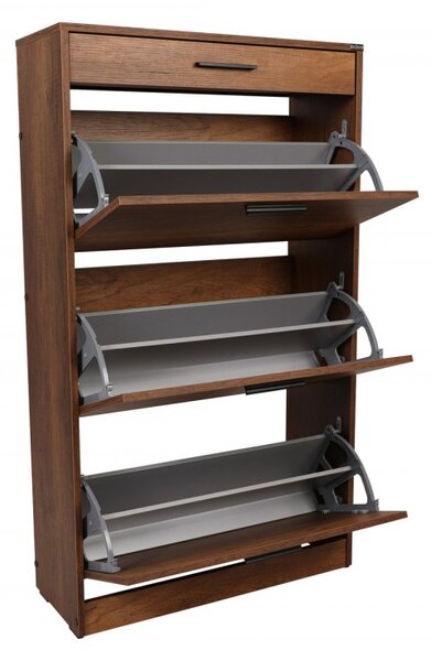 Hanah Home Botník Doel 75x128 cm ořech