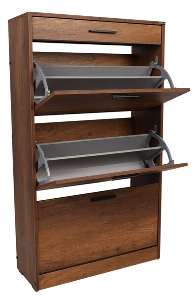 Hanah Home Botník Doel 75x128 cm ořech