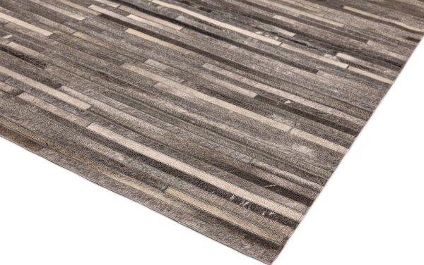 Hnědý koberec Peppers Dark Grey Stripe Rozměry: 120x170 cm