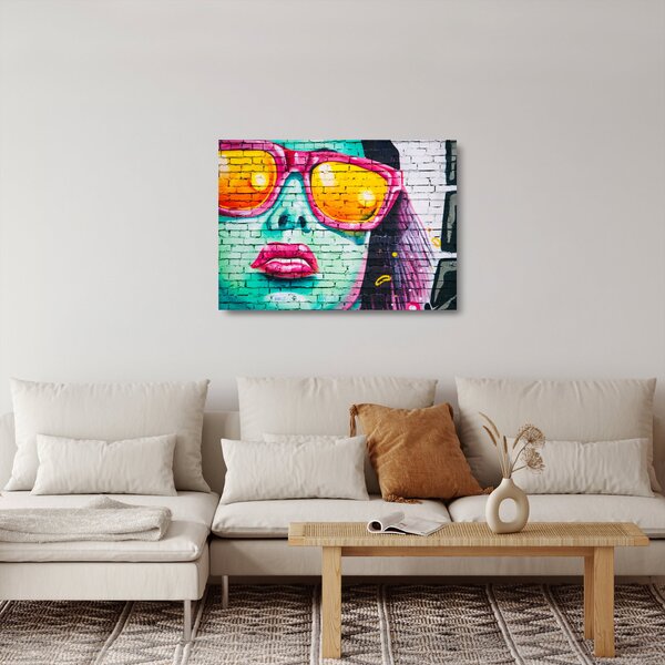 Skleněný obraz - Graffiti (70x50 cm)