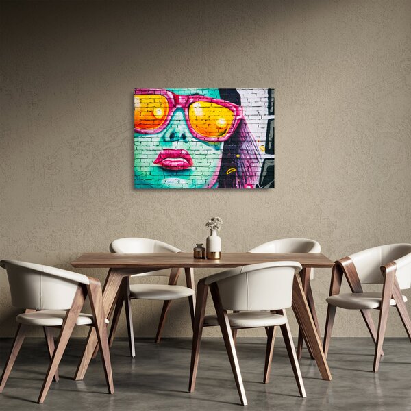Skleněný obraz - Graffiti (70x50 cm)