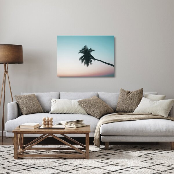 Skleněný obraz - Palma na Bali (70x50 cm)