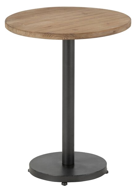 Odkládací stolek TOLVIX Ø 48 cm, černý