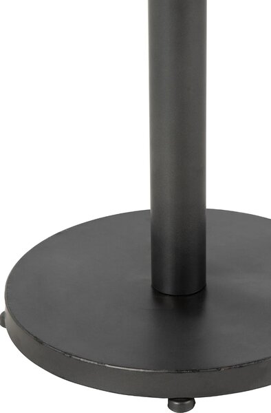 Odkládací stolek TOLVIX Ø 48 cm, černý