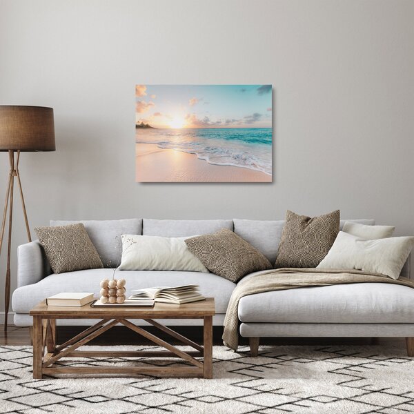 Skleněný obraz - Snová pláž (70x50 cm)